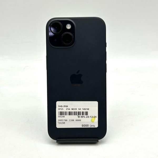 iphone 15 noir Prix Maroc