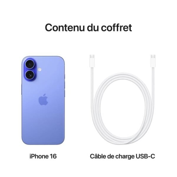 iPhone 16 bleu Prix Maroc