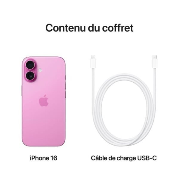 iPhone 16 Rose Prix Maroc