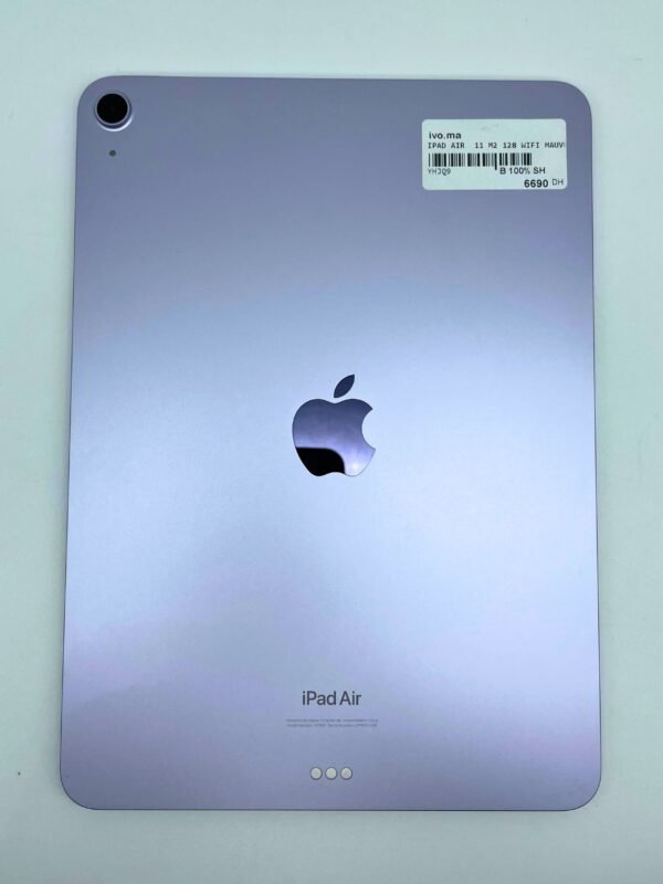 iPad Air M2 11" 128 Mauve Wifi Occasion 100% – Image 6